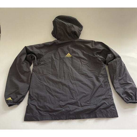 Vintage‎ Adidas Mens M Jacket 90s Packable Hood Zip Nylon Retro Windbreaker Y2K - Picture 7 of 11